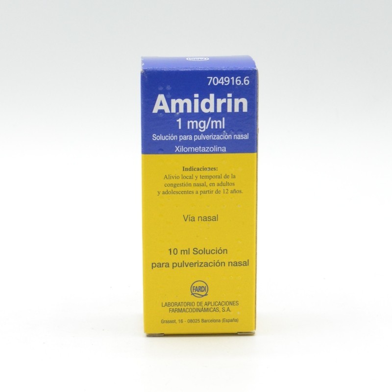 AMIDRIN 1 MG/ML NEBULIZADOR NASAL 15 ML Congestión nasal