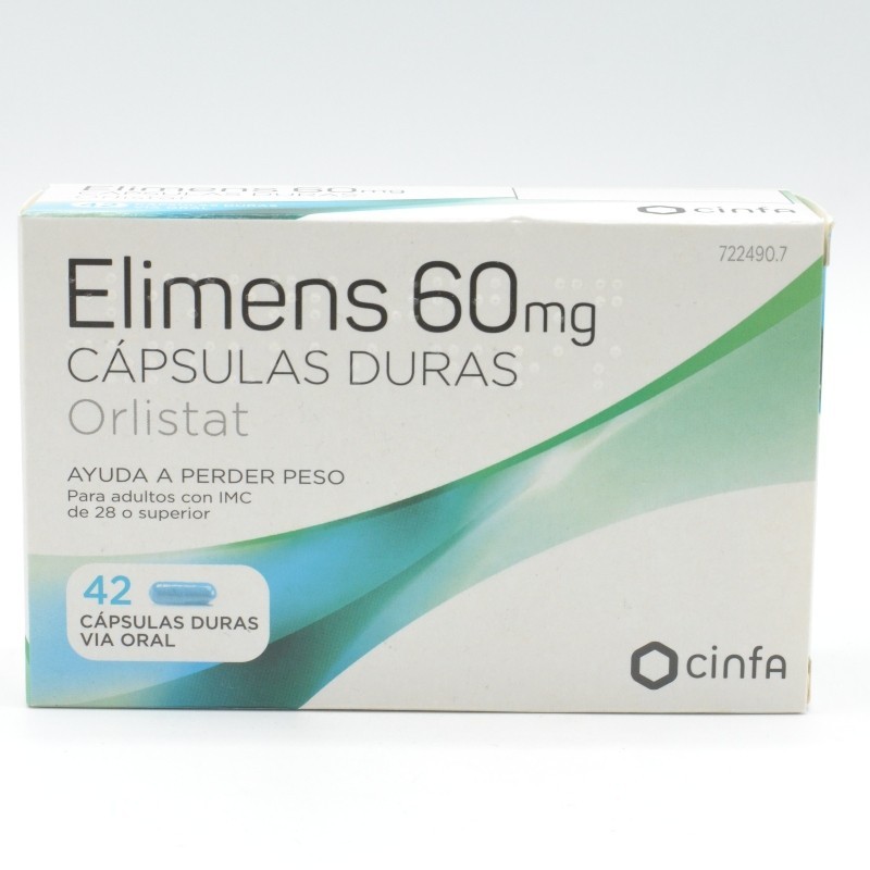 ELIMENS 60 MG 42 CAPSULAS Control de peso