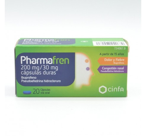 PHARMAFREN CAPSULAS Antigripales