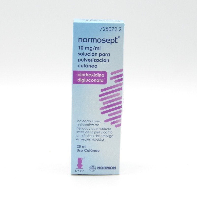 NORMOSEPT 10 MG/ML SOLUCION TOPICA PULVERIZADOR 25 ML Cuidado de heridas