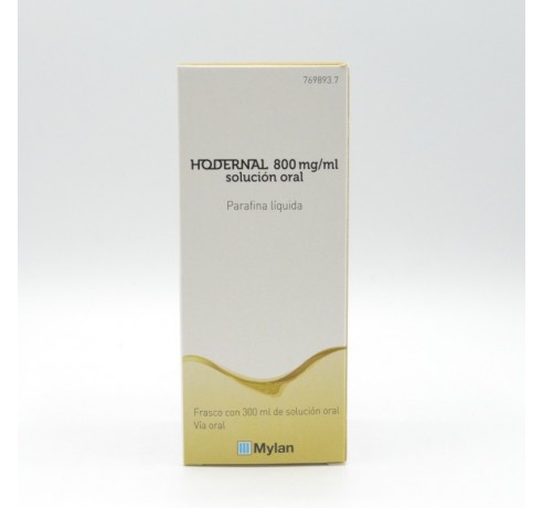 HODERNAL 800 MG/ML SOLUCION ORAL 300 ML Laxantes orales