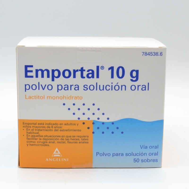 EMPORTAL 10 G 50 SOBRES POLVO SOLUCION ORAL Laxantes orales