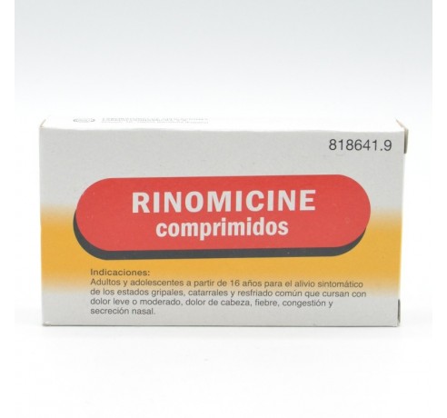 RINOMICINE ACTIVADA 10 COMPRIMIDOS Antihistamínicos