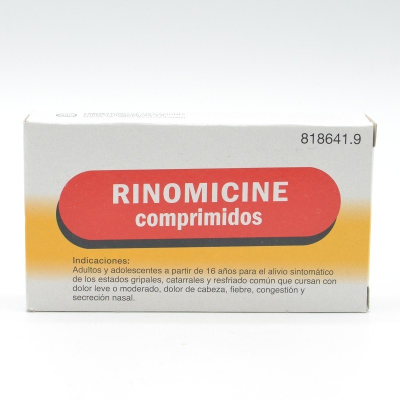 RINOMICINE ACTIVADA 10 COMPRIMIDOS Antihistamínicos