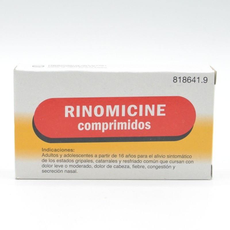 RINOMICINE ACTIVADA 10 COMPRIMIDOS Antihistamínicos