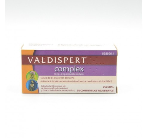 VALDISPERT COMPLEX 50 COMPRIMIDOS Trastorno del sueño