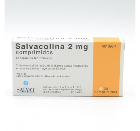 SALVACOLINA 2 MG 20 COMPRIMIDOS Antidiarreicos