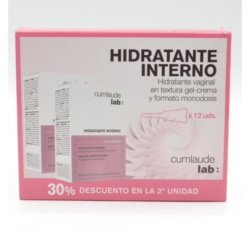 CUMLAUDE HIDRATANTE INTERNO 6ML X 6U 30%DTO 2ºUD Sequedad vaginal