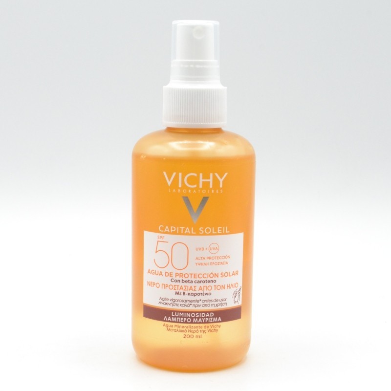 CAPITAL SOLEIL AGUA SPF +50 LUMINOSIDAD 200 ML Parafarmacia CAPITAL SOLEIL AGUA SPF +50 LUMINOSIDAD 200 ML Parafarmacia
