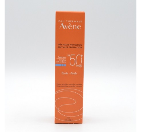 AVENE SOLAR FLUIDO 50+ 50 ML Facial adulto