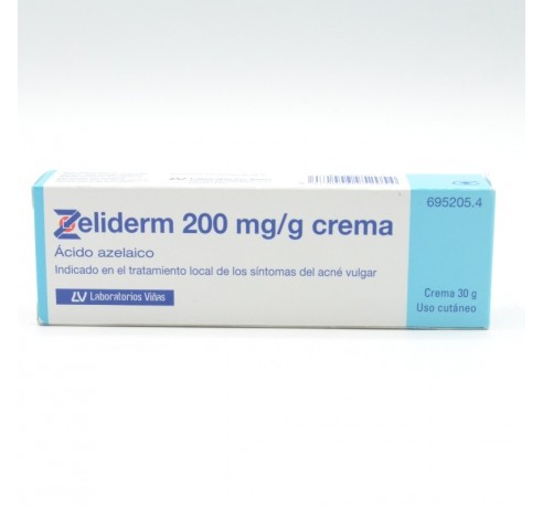 ZELIDERM 200 MG/G CREMA 30 G Tratamientos dermatológicos