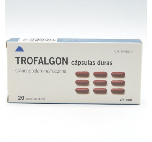 TROFALGON 20 CAPSULAS Vitaminas y defensas