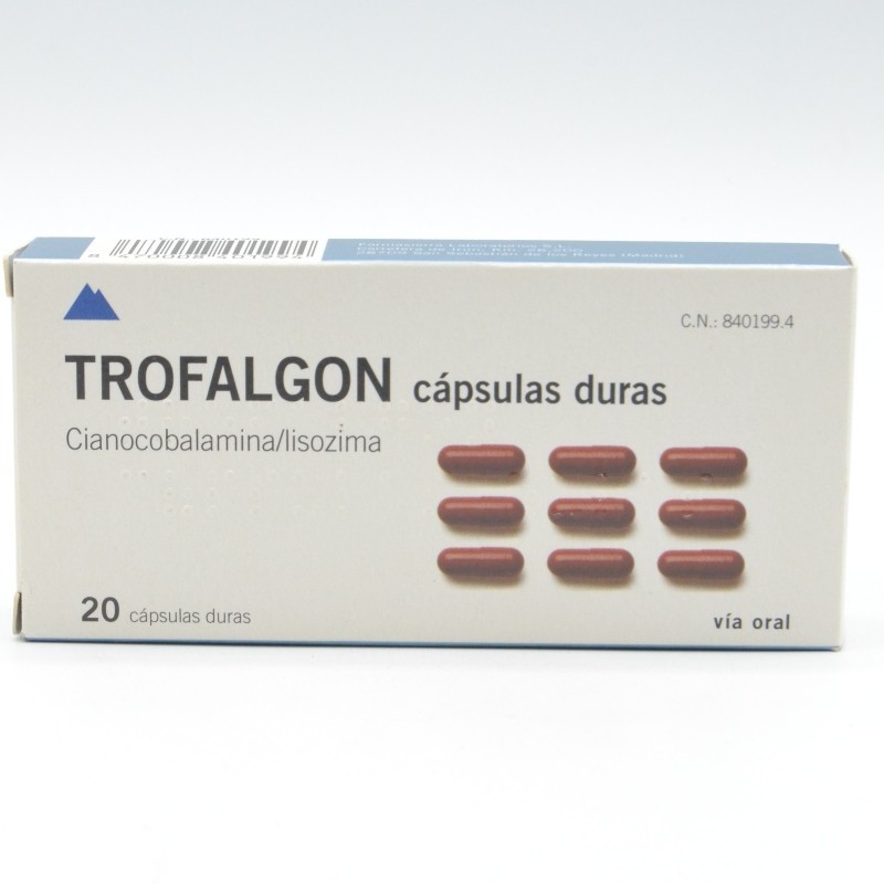 TROFALGON 20 CAPSULAS Vitaminas y defensas