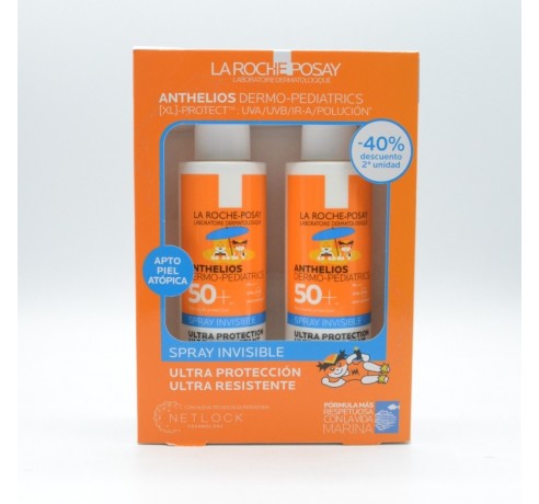 ANTHELIOS PEDIATRICO DUPLO SPRAY INVISIBLE SPF50+ 200 ML Infantil