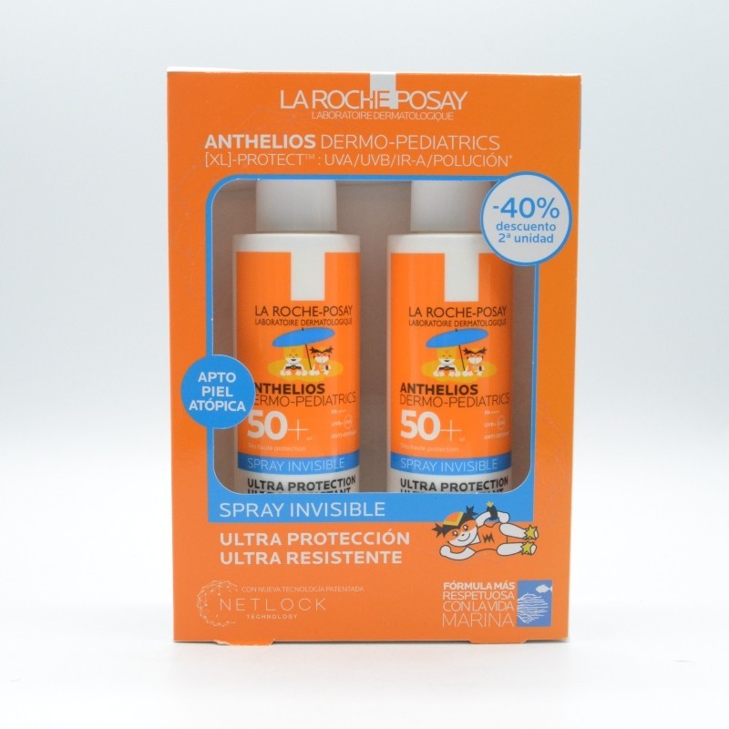 ANTHELIOS PEDIATRICO DUPLO SPRAY INVISIBLE SPF50+ 200 ML Infantil