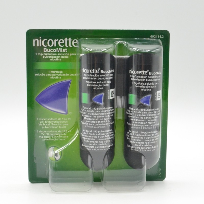 NICORETTE BUCOMIST 1MG DUPLO Anti-tabáquicos