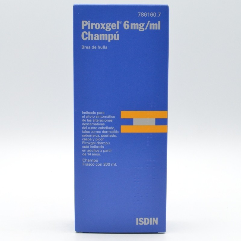 PIROXGEL 6 MG/ML CHAMPU MEDICINAL 200 ML Tratamientos capilares