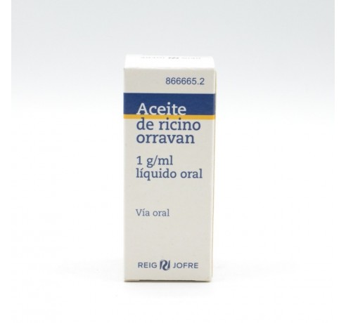 ACEITE RICINO ORRAVAN SOLUCION ORAL 25 G Laxantes orales