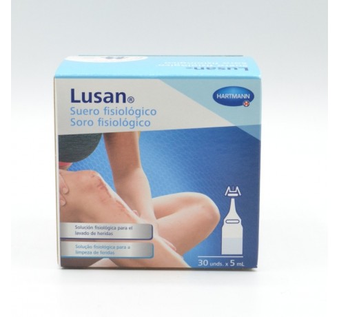 SOLUCION FISIOLOGICA LUSAN 30 MONODOSIS Higiene ocular y toallitas