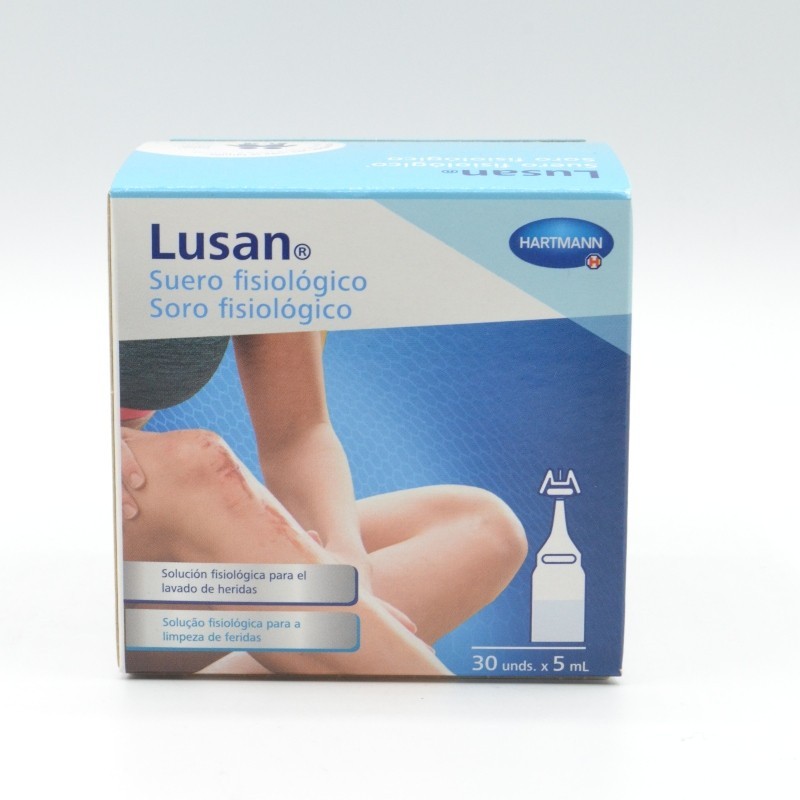 SOLUCION FISIOLOGICA LUSAN 30 MONODOSIS Higiene ocular y toallitas