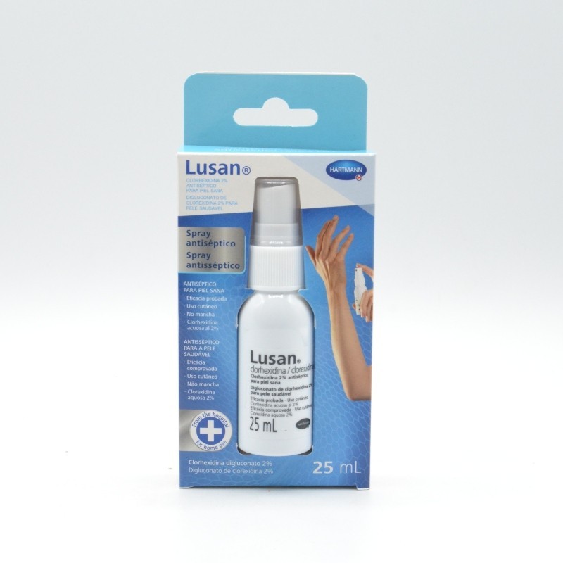 LUSAN CLORHEXIDINA 2% SPRAY 25 ML Limpieza y cuidado de las heridas