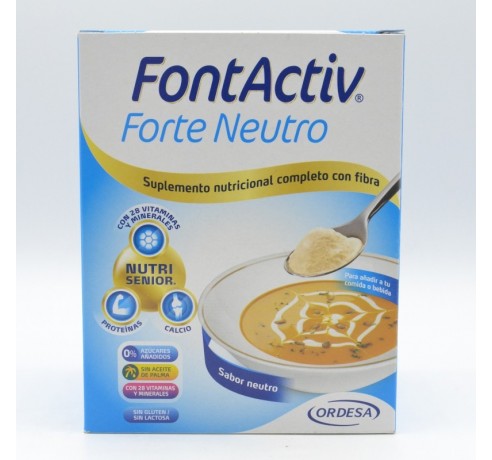 FONTACTIV FORTE 30 G 10 SOBRES NEUTRO Nutrición de adulto