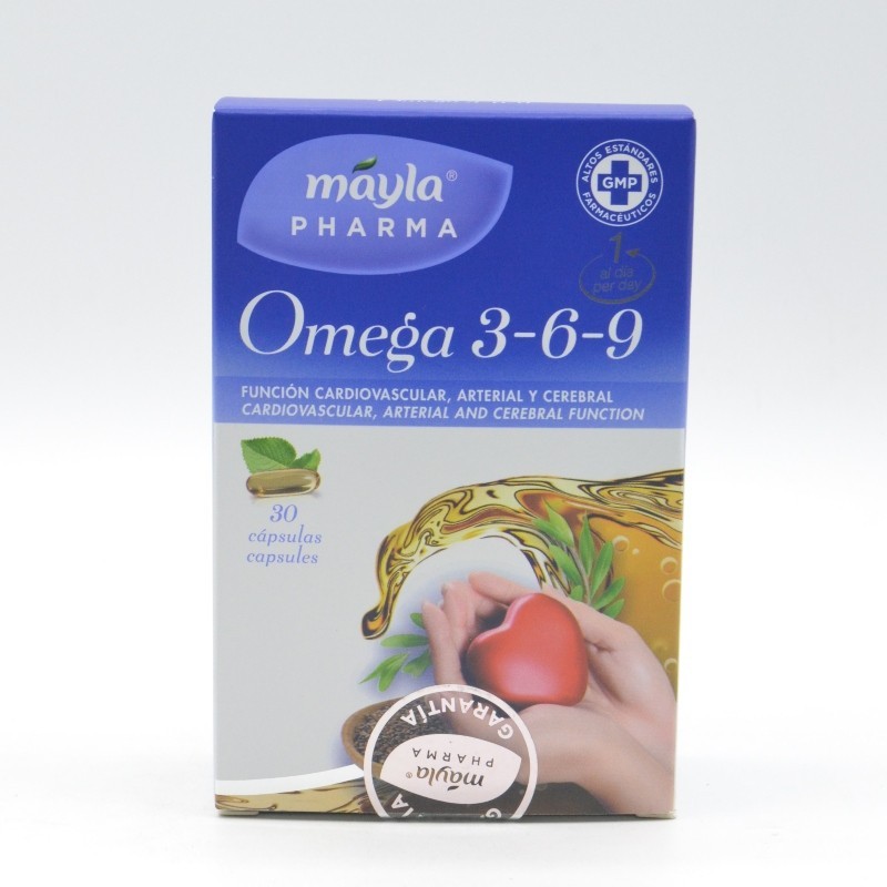 OMEGA-3-6-9 30 CAPSULAS MAYLA Salud cardiovascular