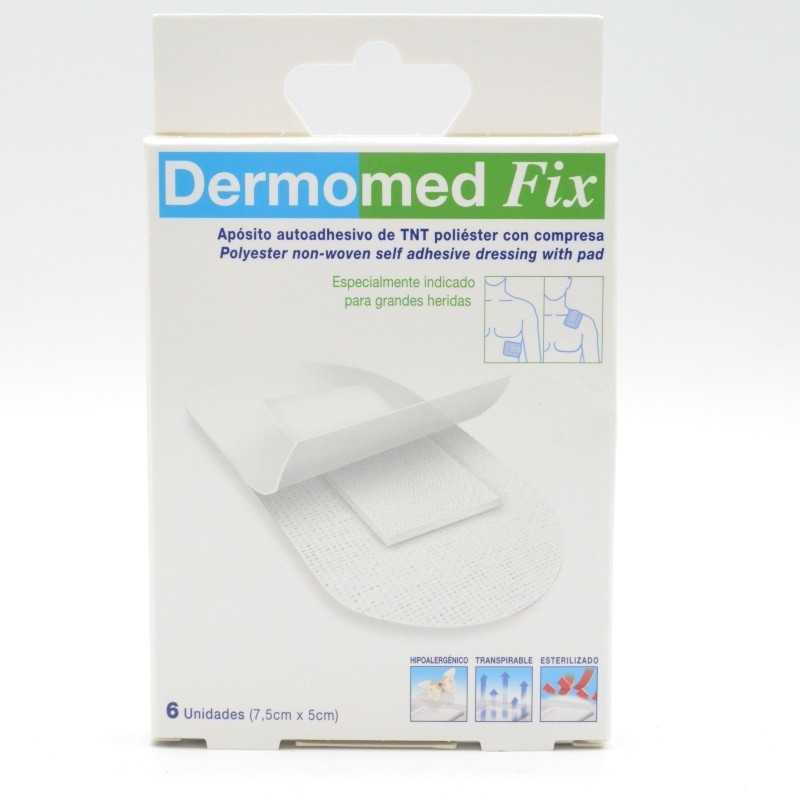 DM FIX APOSITO ESTERIL AUTOADHESIVO 7.5 CM X 5 CM 6 U Tiritas y apósitos