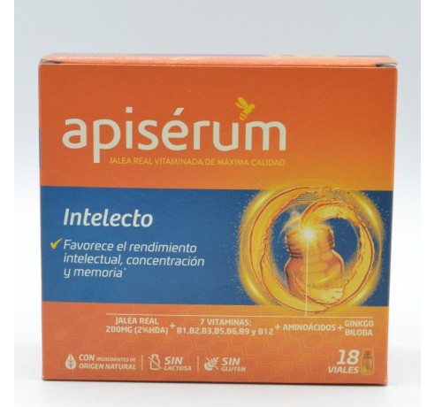 APISERUM INTELECTO 18 VIALES BEBIBLES Complejos multivitamínicos