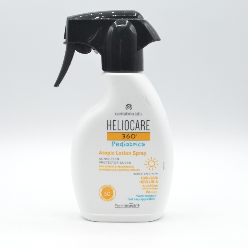 HELIOCARE 360º PEDIATRICO SPF 50+ ATOPIC SPRAY LOCION 250 ML Protección solar infantil