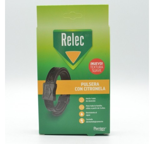 RELEC PULSERA NEGRA +3 AÑOS Anti-mosquitos