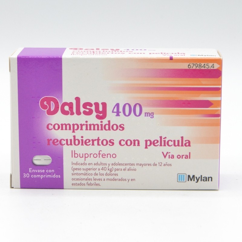 DALSYDOL 400 MG 30 COMP Ibuprofeno