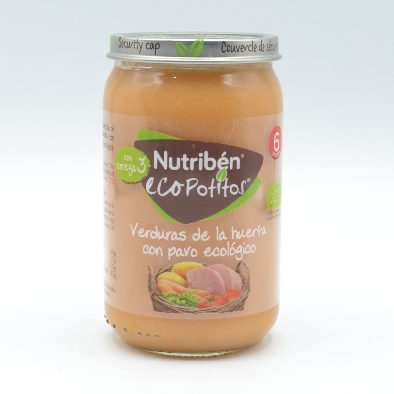 NB ECOPOTITO VERDURAS DE LA HUERTA CON PAVO ECOLOGICO 235 G Potitos