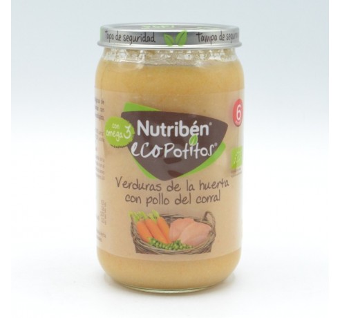 NB ECOPOTITO VERDURAS DE LA HUERTA CON POLLO DEL CORRAL 235 G Potitos