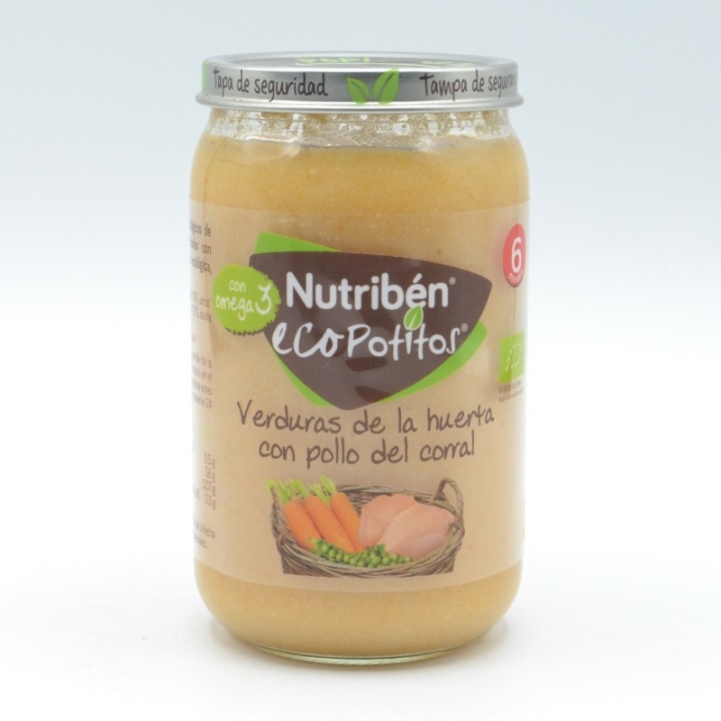 NB ECOPOTITO VERDURAS DE LA HUERTA CON POLLO DEL CORRAL 235 G Potitos