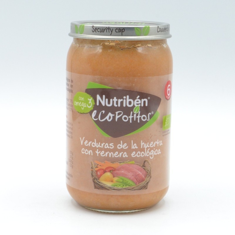 NB ECOPOTITO VERDURAS DE LA HUERTA CON TERNERA ECOLOGICA 235 G Potitos