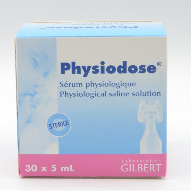 SOLUCION FISIOLOGICA NASAL Y OFTALMICA PHYSIODOSE 30 MONODOSIS 5 ML Higiene ocular y toallitas