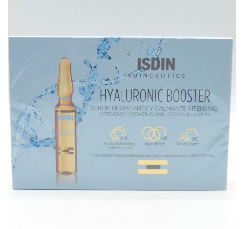 ISDINCEUTICS HYALURONIC BOOSTER 10 AMPOLLAS Antiedad