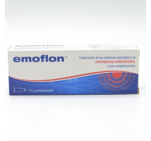 EMOFLON POMADA RECTAL 25 G Hemorroides