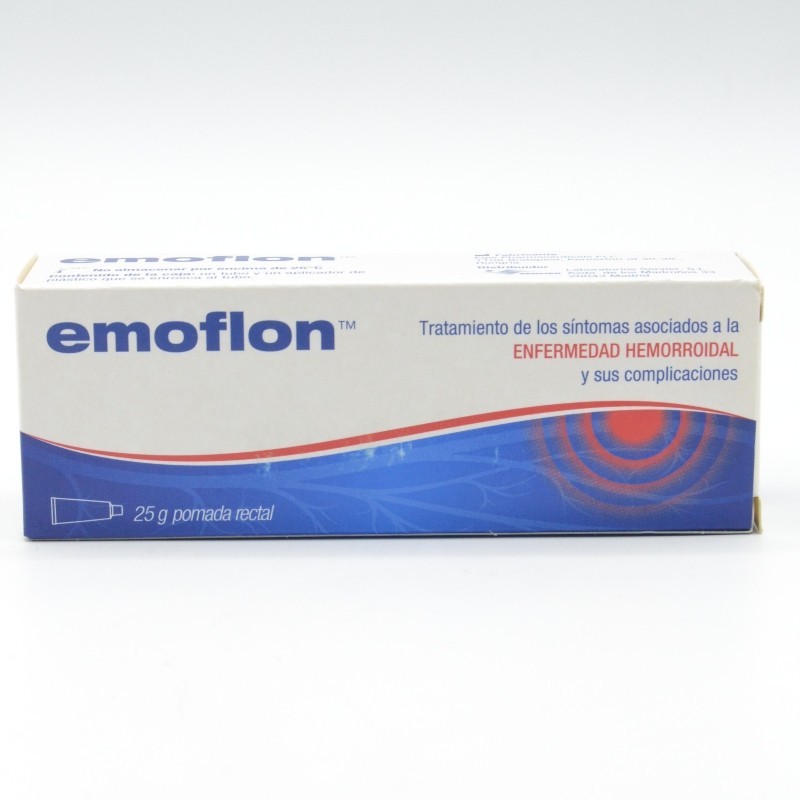 EMOFLON POMADA RECTAL 25 G Hemorroides