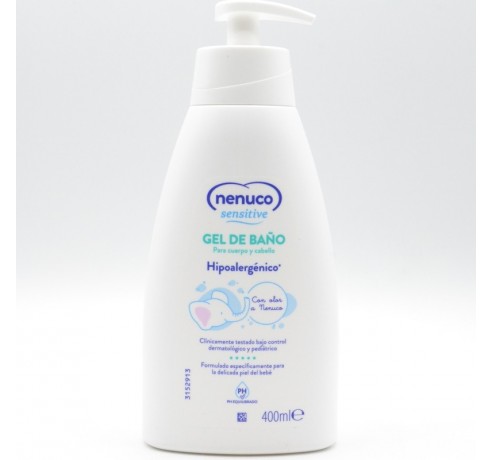 NENUCO SENSITIVE GEL DE BAÑO 400 ML Higiene e hidratación