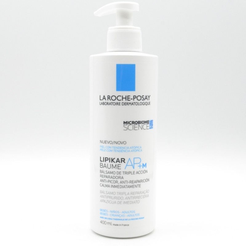 LIPIKAR BAUME AP+M PIEL ATOPICA 400ML CON DOSIFICADOR + REG Hidratación y piel atópica