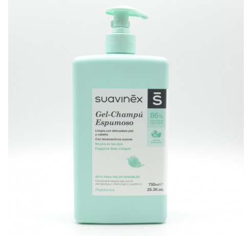 SUAVINEX PEDIATRIC GEL CHAMPU ESPUMOSO 750 ML Higiene e hidratación