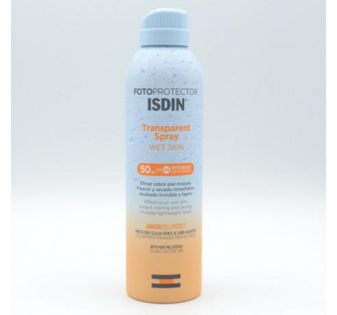 FP ISDIN WET SKIN TRANSPARENT SPRAY SFP 50+ 250 ML Parafarmacia