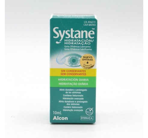 SYSTANE HIDRATACION 10 ML SIN CONSERVANTE Colirios y monodosis