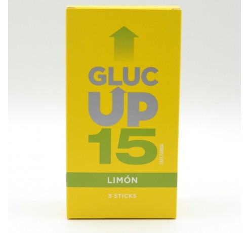 GLUC UP LIMON 3 STICKS, 15 GR Rendimiento y recuperación