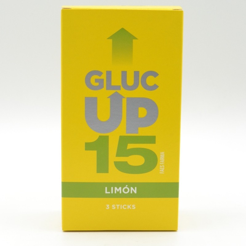 GLUC UP LIMON 3 STICKS, 15 GR Rendimiento y recuperación