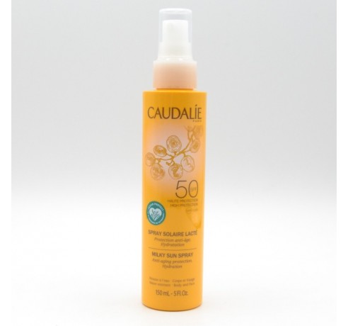 CAUDALIE VINOSUN SPRAY INVISIBLE CARA ,CUERPO Y PELO SPF 50+ 150ML Corporal adulto