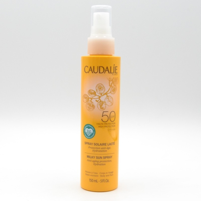 CAUDALIE VINOSUN SPRAY INVISIBLE CARA ,CUERPO Y PELO SPF 50+ 150ML Corporal adulto