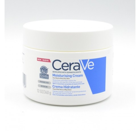 CERAVE CREMA HIDRATANTE TARRO+ 340 GR Hidratación y piel atópica